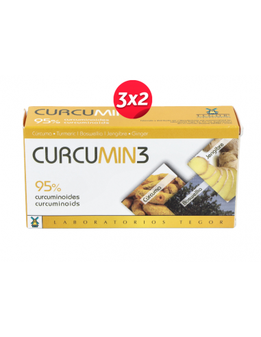 Curcumin 3  30 Comprimidos de Tegor