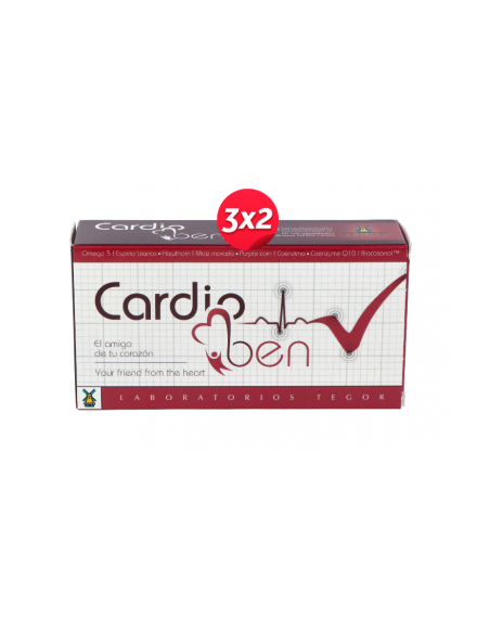 Cardioben 60 Capsulas de Tegor
