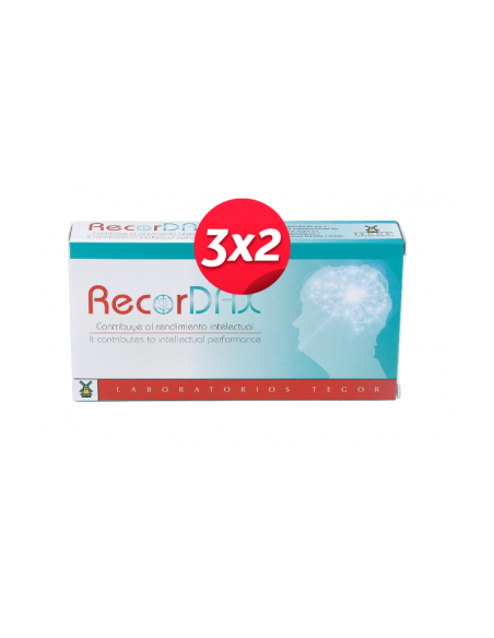 Recordax 40 Capsulas de Tegor