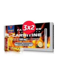 L-Carnitine 20 Viales 10 Ml. 3000 Mg. de Tegor 2