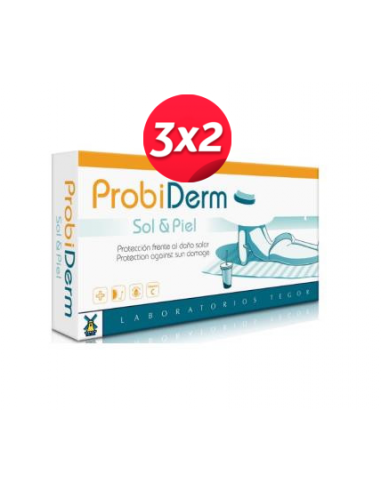Probiderm Sol Y Piel 40 Capsulas de Tegor