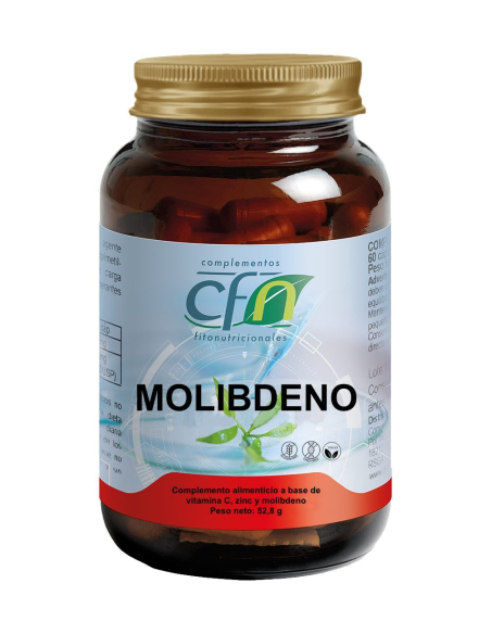 Molibdeno 60 Cap. de Cfn  Suplemento para Salud Ósea y Muscular