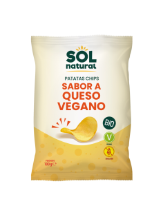 Patatas Fritas Bio con Sabor a Queso Vegano Solnatural 100g