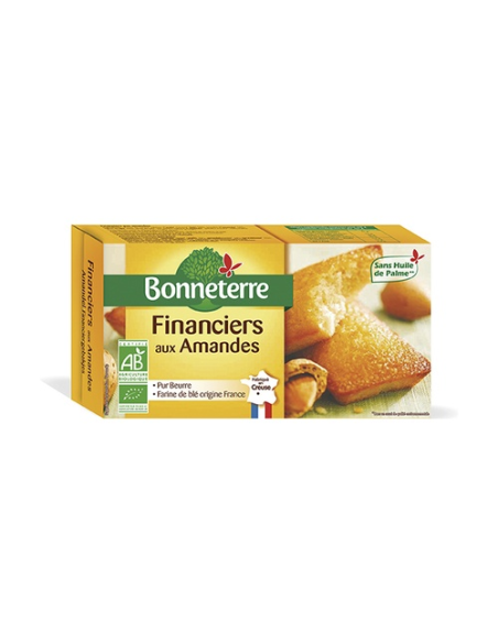 Bizcochitos De Almendras Financiers Bio, 150 G de Bonneterre