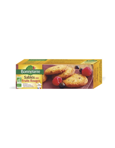 Galletas Con Frutos Rojos Sablés Bio, 150 G de Bonneterre