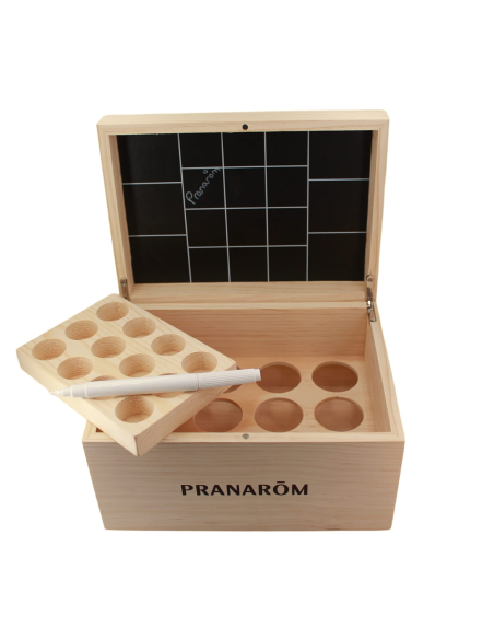 Aromateca para 18 Frascos Aeqt/Perlas Av Pranarom Calidad