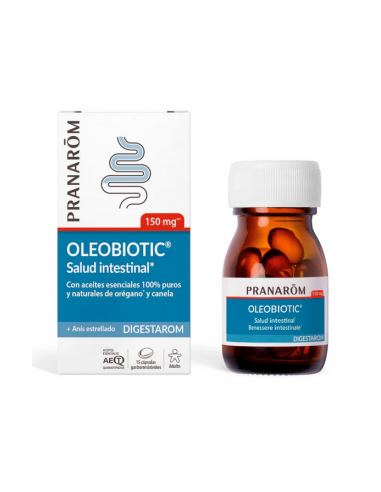 Digestarom Oleobiotic 15 Caps Pranarom para Digestión Saludable