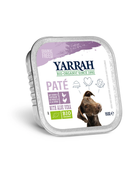 Perro Pate Con Pollo Y Pavo 150Gr. Bio de Yarrah