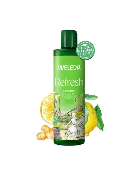 Weleda Gel de Ducha Cremoso Refresh 400 ml – Frescura Natural