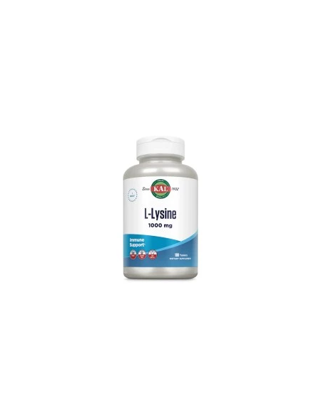 Kal L-Lysine 1000 Mg. - 100 Comprimidos de Solaray