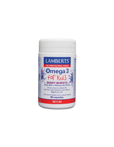Pack 5 Uds. Omega 3 para niños    60 Caps. de Lamberts
