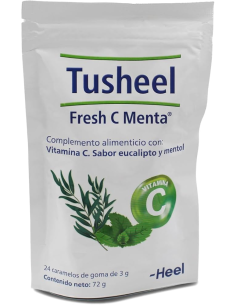 Fresh C Menta 24 Caramelos Eucalipto Y Mentol de Heel