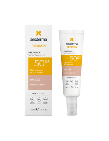 Repaskin SPF50 Seda Color 50ml | Protección Solar Sesderma