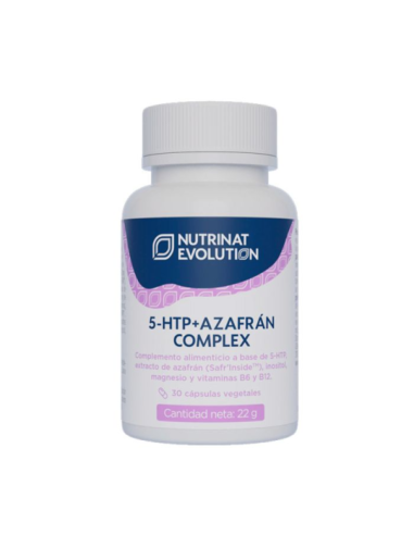 5-Htp + Azafrán Complex  30 Vcaps de Nutrinat Evolution