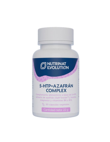 5-Htp + Azafrán Complex  30 Vcaps de Nutrinat Evolution