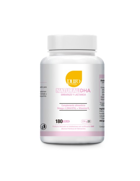 Pack 2 ud Natural DHA Embarazo y Lactancia 180 perlas de Puro Omega