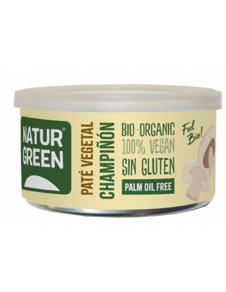 Paté Vegetal de Champiñón Bio