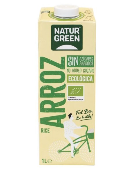 Bebida de Arroz Sin Azúcares Añadidos Bio