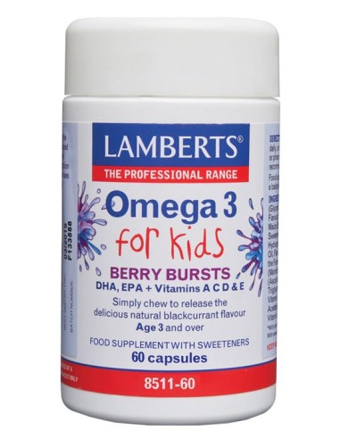 Omega 3 para niños    60 Caps. de Lamberts