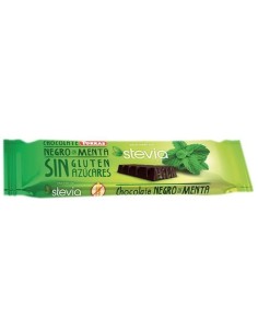 Exp Barritas Choco Negro Con Menta Stevia 24 Ud de Torras 2