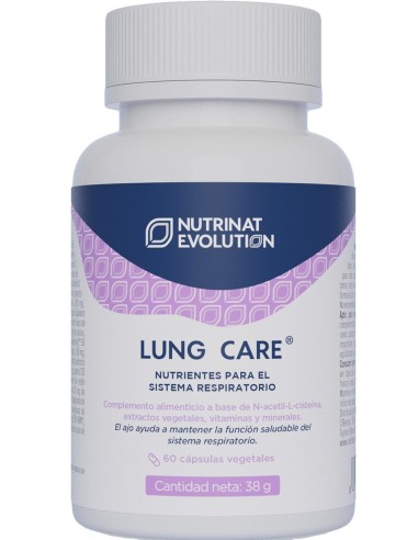 Lung Care 60 Vcaps de Nutrinat Evolution