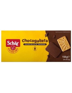 Galletas Chocogalleta Chocolate Negro 150 Gramos Sg Schar 2