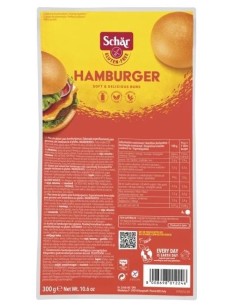 Pan De Hamburguesa Clasico 4Uds. Sg** Schar 2