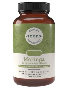 Toods Superfoods Moringa 60 Capsulas de Herbora 2