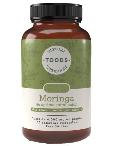 Toods Superfoods Moringa 60 Capsulas de Herbora