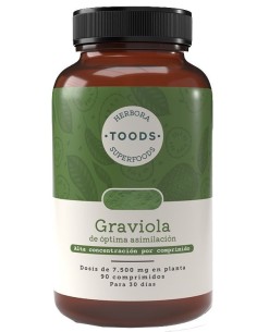 Toods Superfoods Graviola 90 Comprimidos de Herbora 2