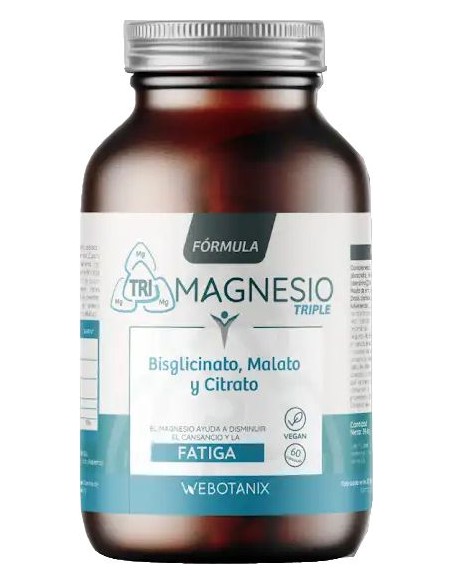 Tri Magnesio Triple  Formula 60 Cap. de Webotanix