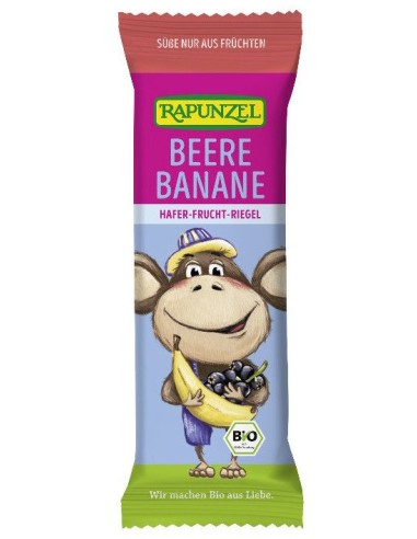 Barrita Infantil de Avena, Bayas y Plátano