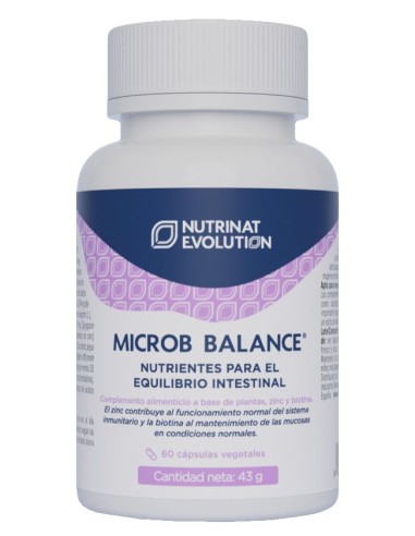 Microb Balance 60 Vcaps de Nutrinat Evolution
