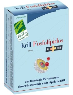 Krill Fosfoli­Pidos Pl + Dha 90 Perlas de Cien Por Cien Natural