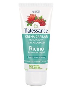 Crema Capilar Ricino Reparadora 100Ml de Natessance 2