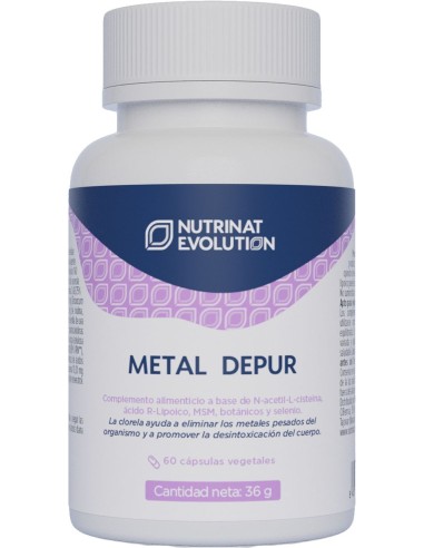 Metal Depur 60 Vcaps de Nutrinat Evolution