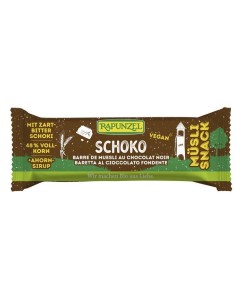 Barrita Muesli Con Chocolate Negro 50 Gramos Bio Rapunzel 2