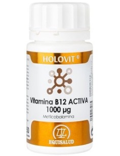 Holovit Vitamina B12 Activa 1000 µg 50 Cap. de Equisalud 2