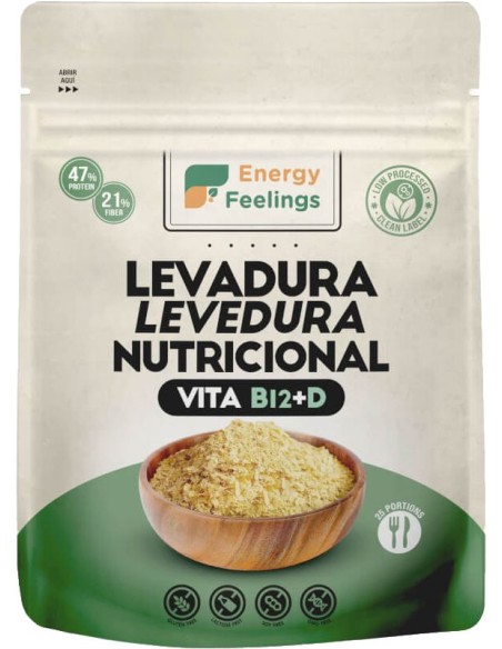 Levadura Nutricional High Vita B12+D en Copos