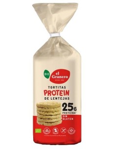 Tortitas Protein De Lentejas 125 Gr  Bio Vegan Sg de El Granero 2