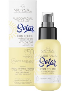 Fluido Facial Solar Con Color Fps 50+ 50 ml. de Natysal 2