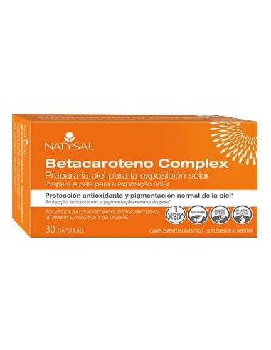 Betacaroteno Complex 30 Cáps. de Natysal