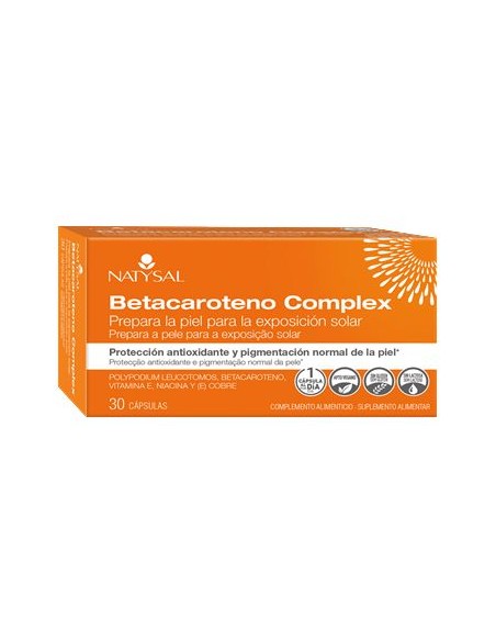 Betacaroteno Complex 30 Cáps. de Natysal