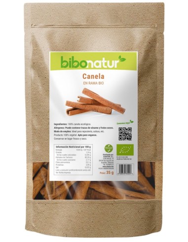 Canela En Rama Bio 35 Gr de Bibonatur