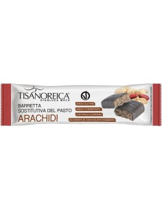 Barrita sustitutiva chocolate negro sabor cacahuete 60 gr 2