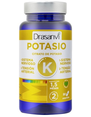 Mineral Citrato Potasio 90 Comprimidos Drasanvi