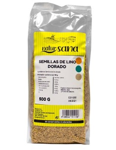 Semilla Lino Dorado 500G Natursana 2