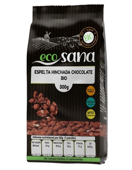 Espelta Hinchada con Chocolate Bio