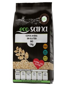 Copos Avena Grueso Sin Gluten Bio 1Kg Ecosana 2