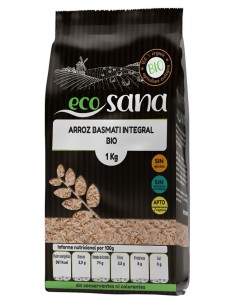 Arroz Basmati Integral Bio 1Kg Ecosana 2